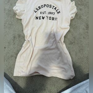 Aeropostale Light Pink Classic Crew Tee